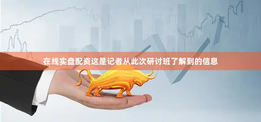 在线实盘配资这是记者从此次研讨班了解到的信息